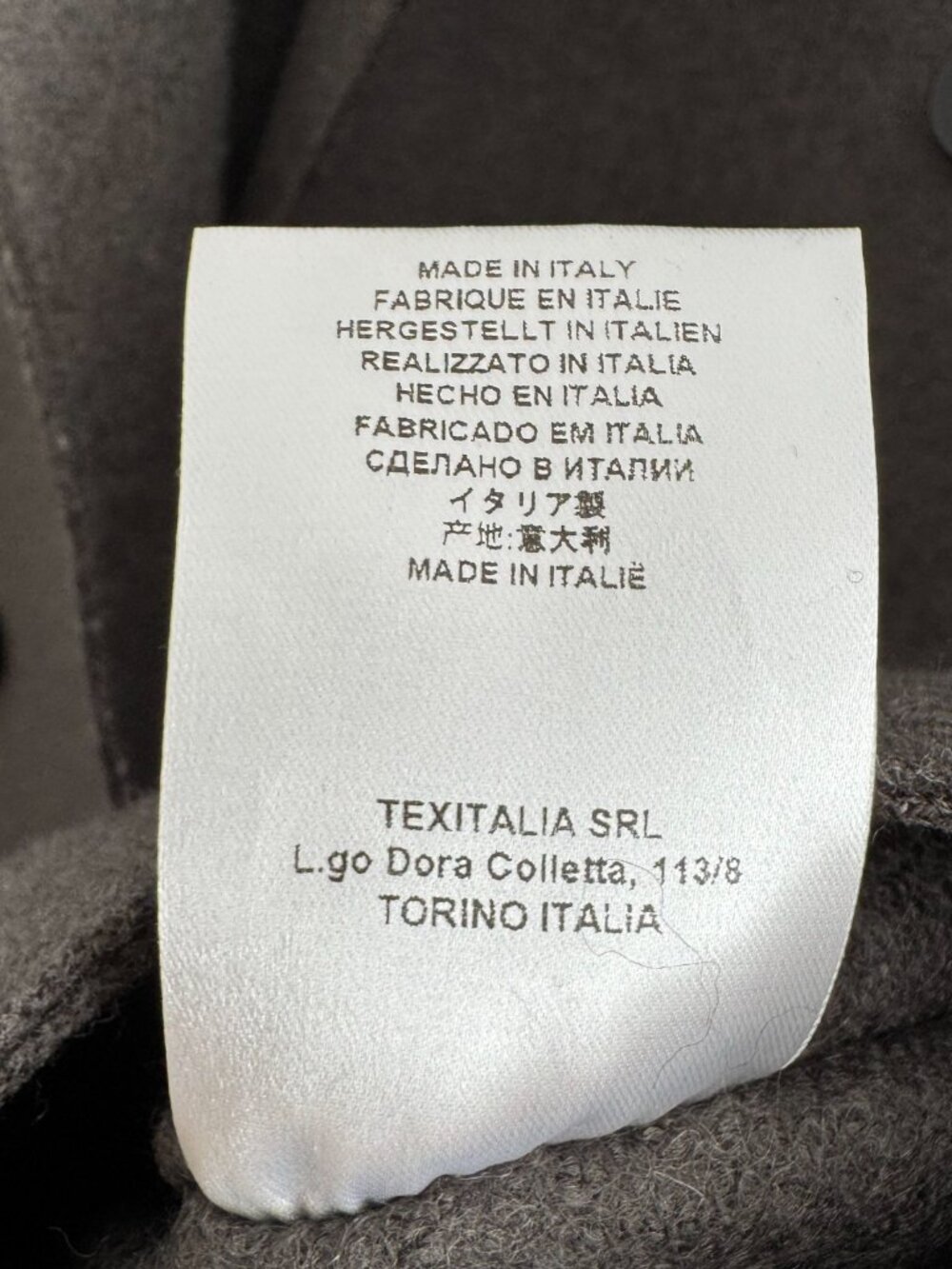 Harris Wharf "Slouchy Peacoat" in Ebony Grey, size 40 (Fits like size small ish) - Picture 11 of 13